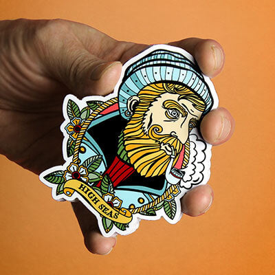 Die Cut Matt Vinyl Stickers Die Cut Matt Vinyl Stickers