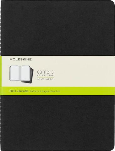 Moleskine Black Extra Large Plain Cahier (Pack of 3) (Copy) Moleskine Black Extra Large Plain Cahier (Pack of 3) (Copy)