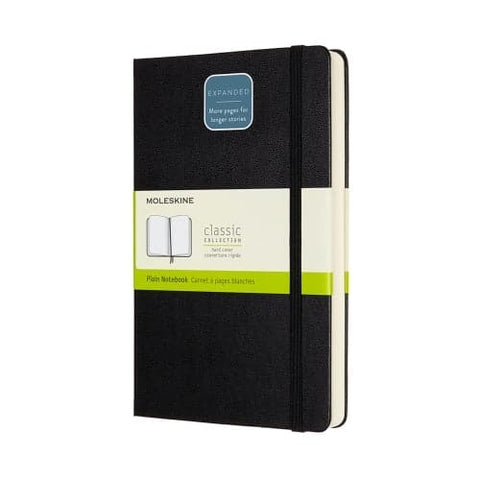 Moleskine Classic Notebook Expanded - Black Moleskine Classic Notebook Expanded - Black