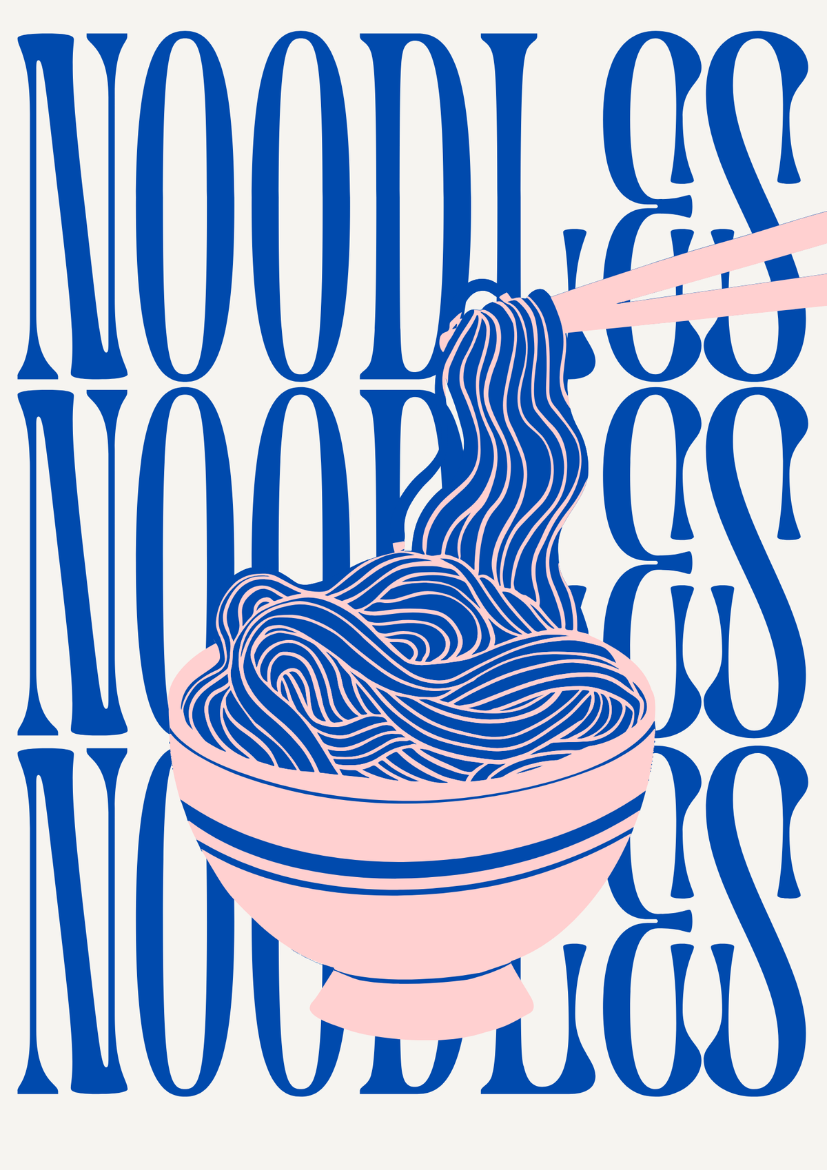 Noodles - A3 | Modern Art