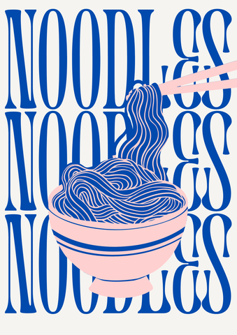 Noodles - A3 | Modern Art