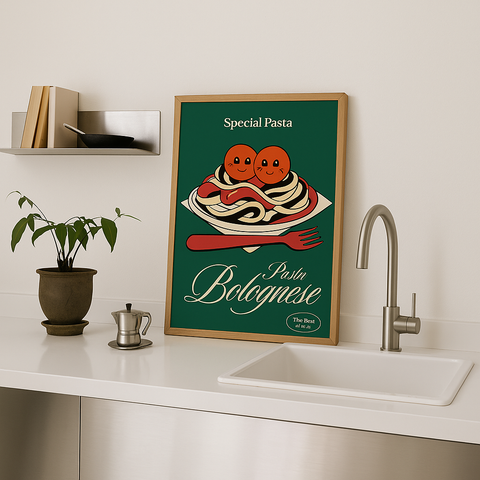 Spaghetti Bolognese – A3 | Modern Art Collection