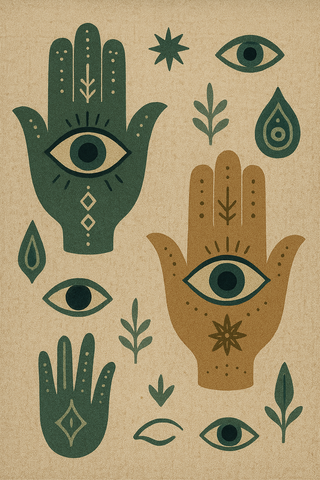 Mystic Hands of Shoreditch - A3 | Minimal Art