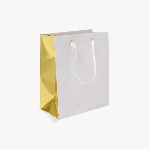 Metallic Hearts Medium Gift Bag