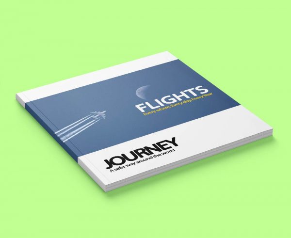 210mm Squared Perfect Bound Brochure - Matt/Silk/Gloss