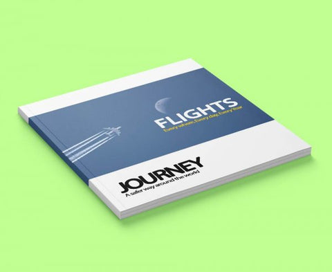 210mm Squared Perfect Bound Brochure - Matt/Silk/Gloss