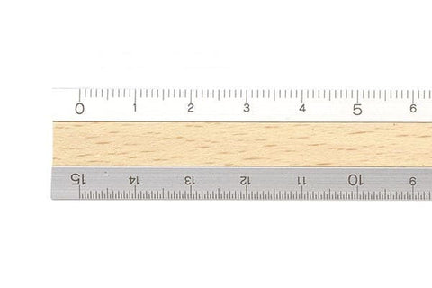 Midori Aluminium Wooden Ruler