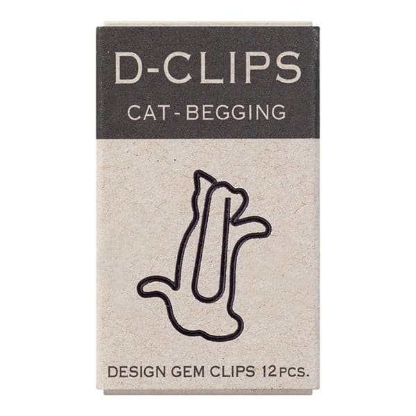 Midori D-Clips Mini - Begging Cat