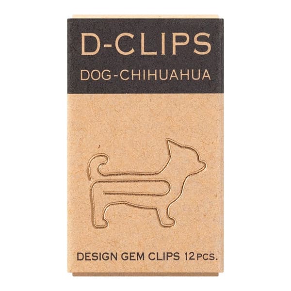 Midori D-Clips Mini -- Chihuahua Paperclips