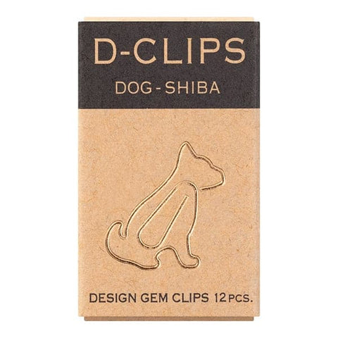 Midori D-Clips Mini -- Shiba Paperclips