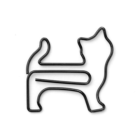 Midori D-Clips Mini -- Standing Cat Paperclips