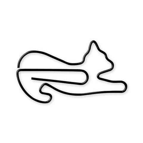 Midori D-Clips Mini -- Stretching Cat Paperclips