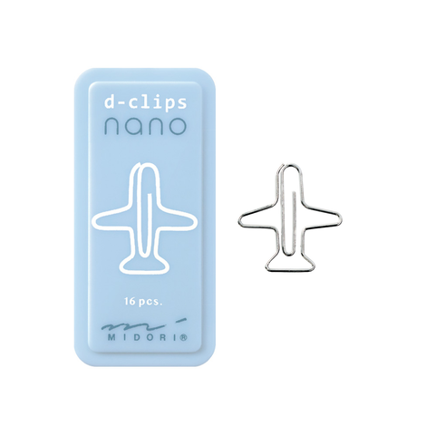 Midori D-Clips Nano - Airplane Paperclip