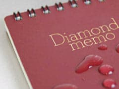 Midori Diamond Memo Lined Notepad (S) Black