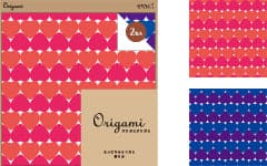 Midori Origami Paper -- Heart Pink-Blue