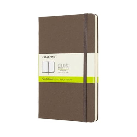 Moleskine Classic Notebook - Earth Brown, Large - Plain