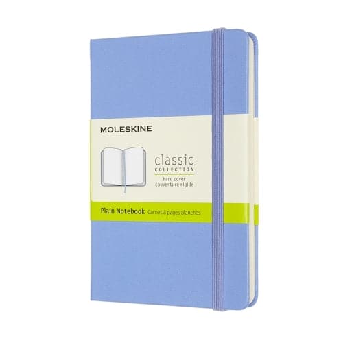 Moleskine Classic Notebook - Hydrangea Blue, Large - Plain