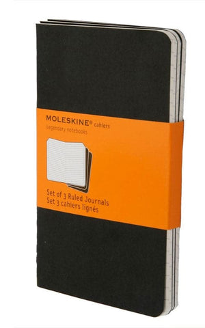 Moleskine Pocket Black Cahiers -- Ruled